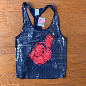 PINK MLB Cleveland Indians Tank